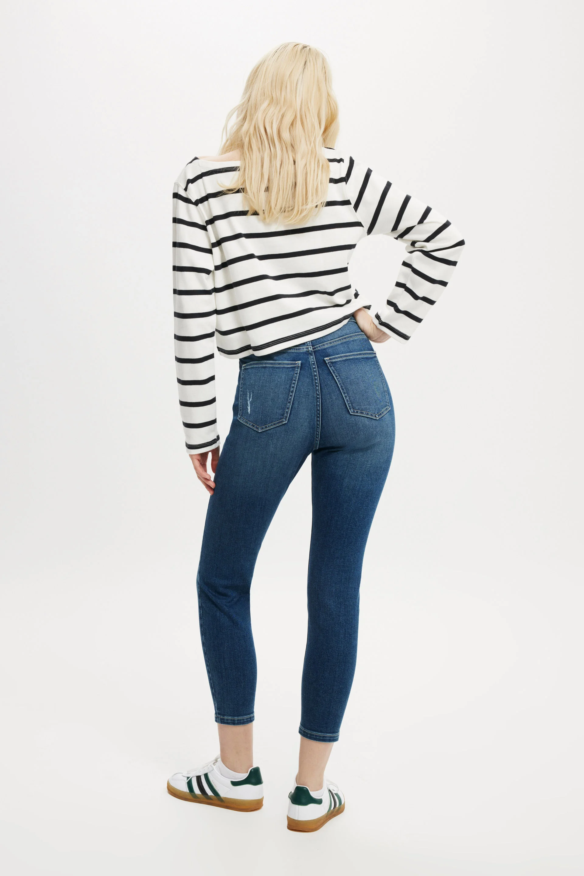 COTTON ON Quần Jeans Dài Nữ-High Rise Cropped Skinny Jean