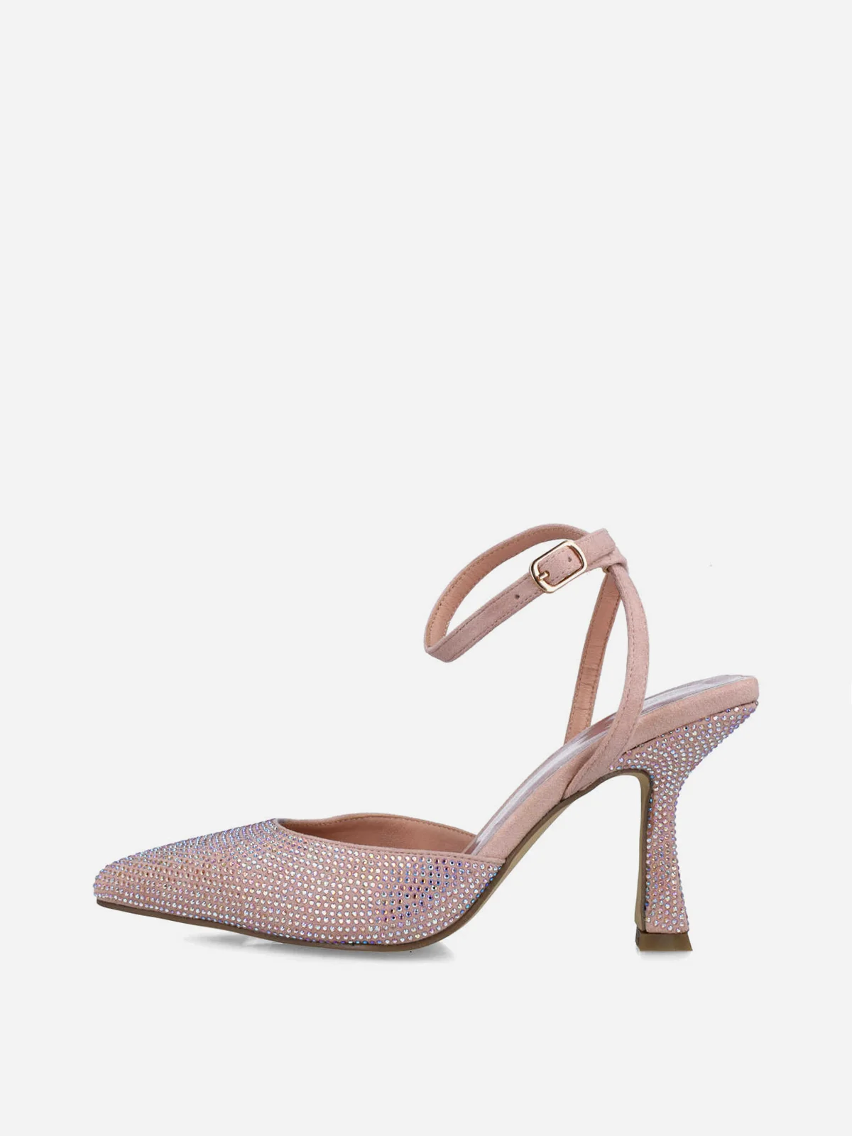 MENBUR Giày Cao Gót Zapato Salon Microfibra Detalle Strass