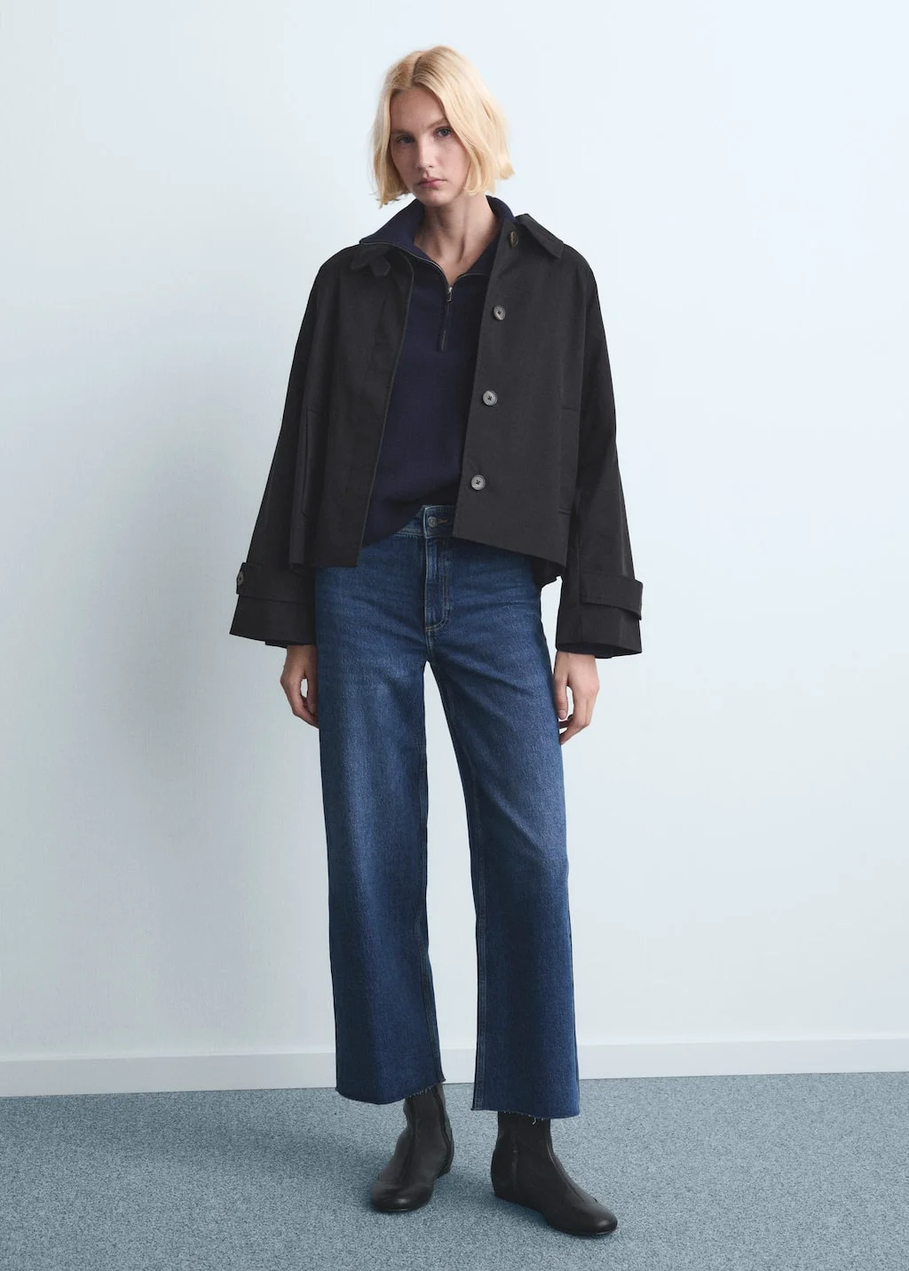 MANGO Quần Jeans Nữ Catherin