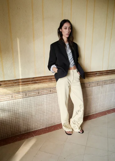 MANGO Quần Jeans Nữ Doja