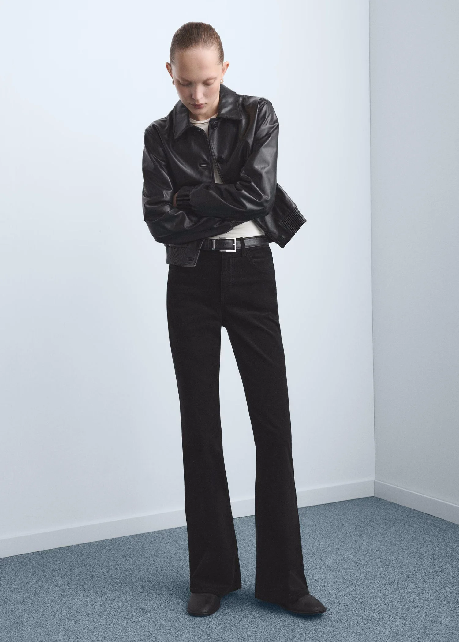 MANGO Quần Jeans Nữ Violetav