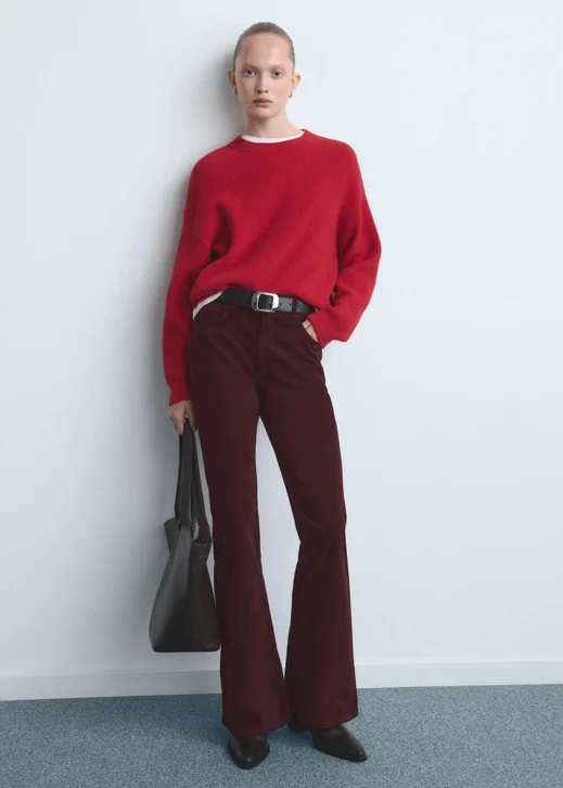 MANGO Quần Jeans Nữ Violetav