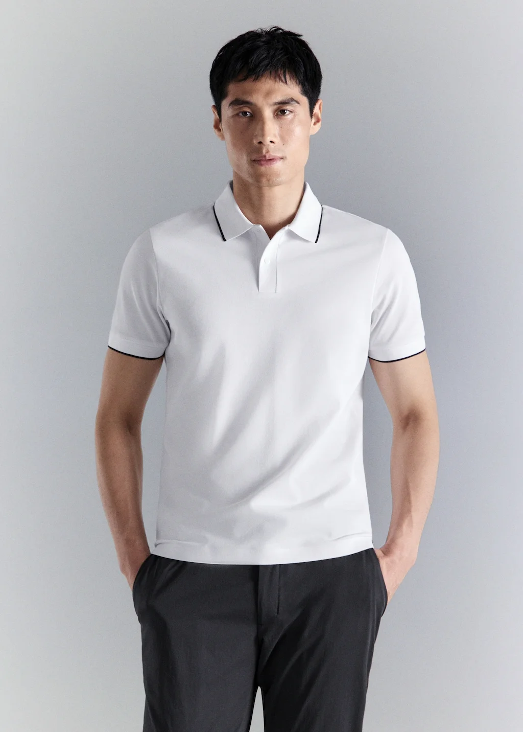MANGO Áo Polo Nam Gardap