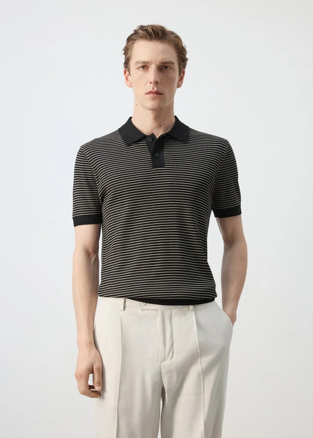 MANGO Áo Polo Nam Talaiar