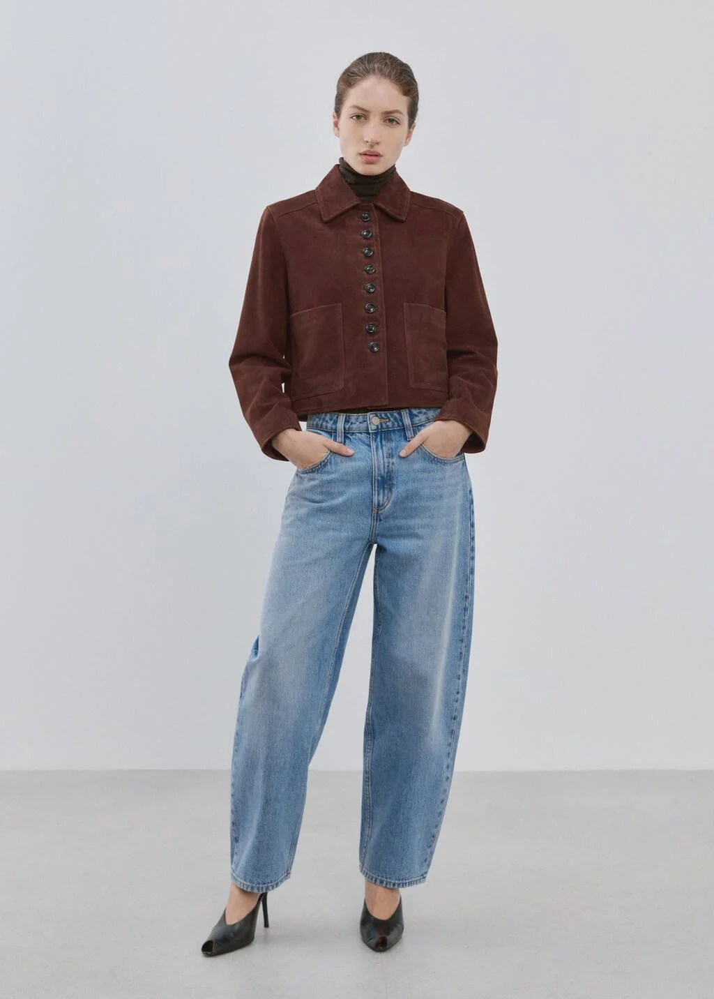 MANGO Quần Jeans Nữ Bet