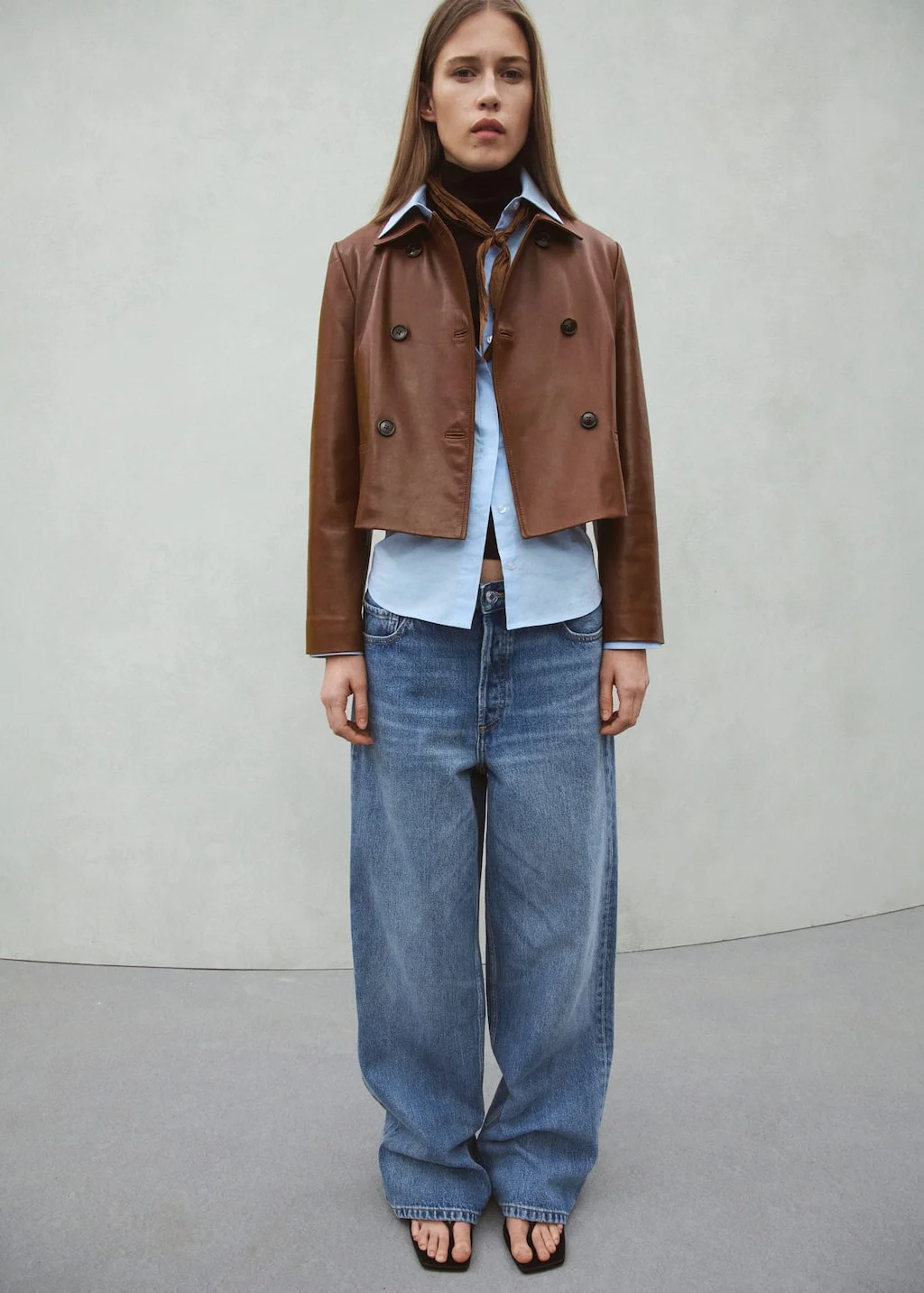 MANGO Quần Jeans Nữ Newyork