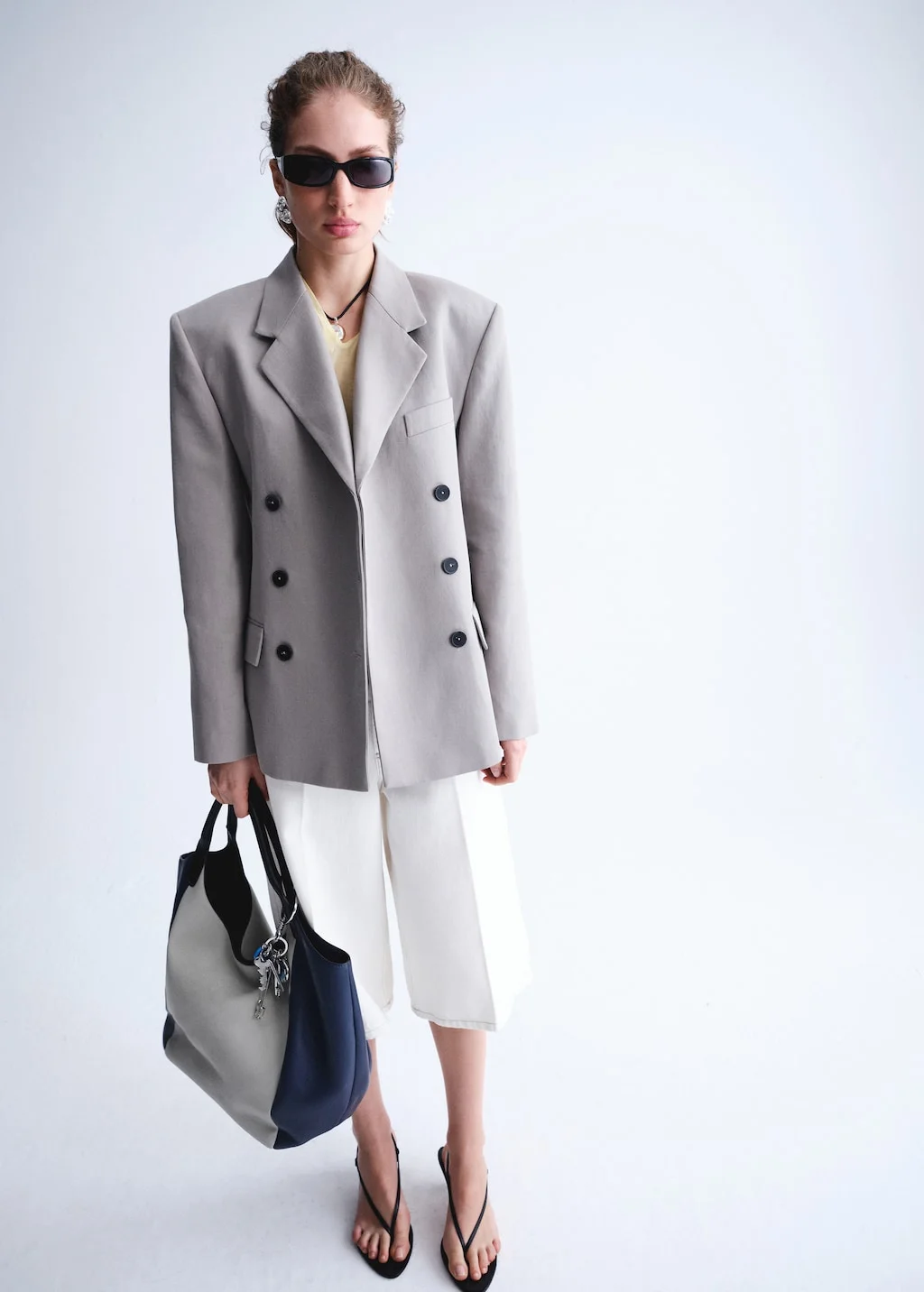 MANGO Áo Blazer Nữ Caelum