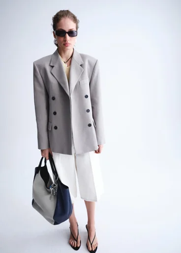 MANGO Áo Blazer Nữ Caelum