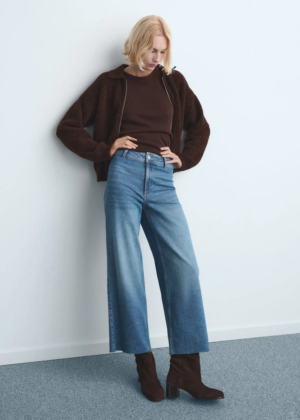 MANGO Quần Jeans Nữ Catherin