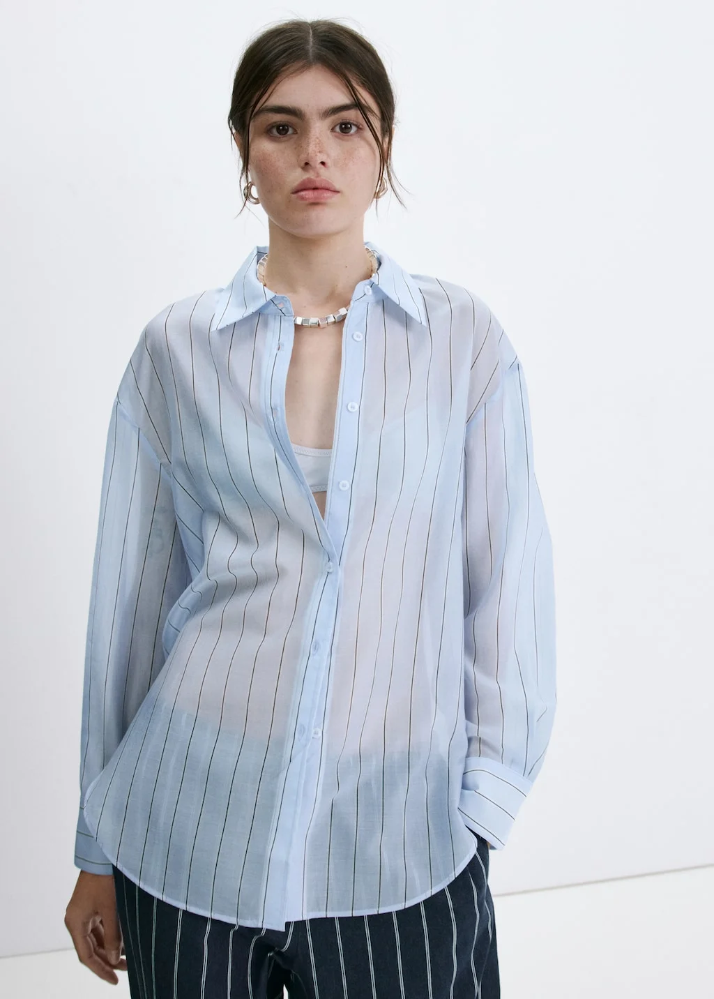 MANGO Áo Sơ Mi Nữ Frank