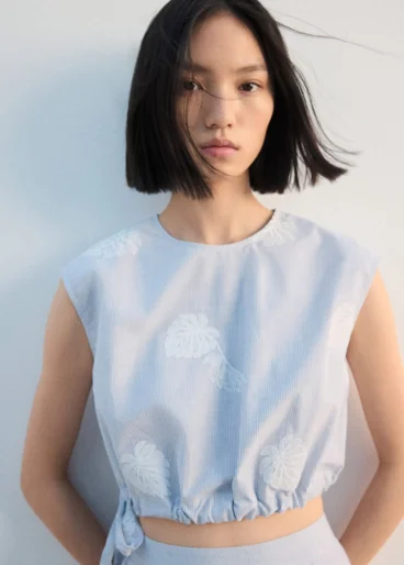 MANGO Áo Kiểu Nữ Lolo
