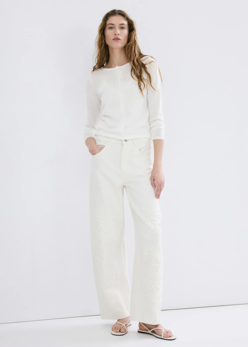 MANGO Quần Jeans Nữ Cameron