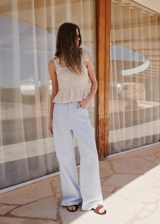 MANGO Quần Jeans Nữ Belle