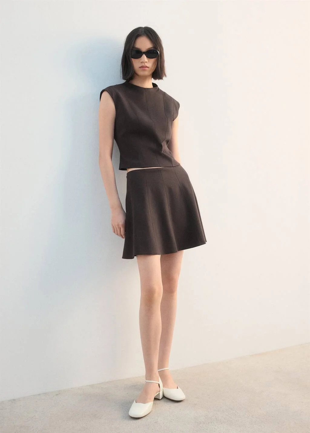 MANGO Chân Váy Nữ Cole