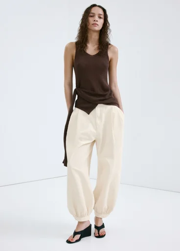MANGO Quần Jeans Nữ Souffle