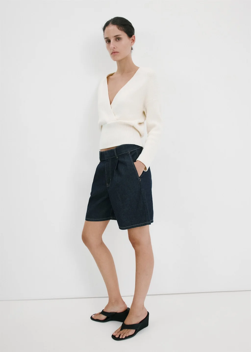 MANGO Quần Ngắn Nữ Amelie