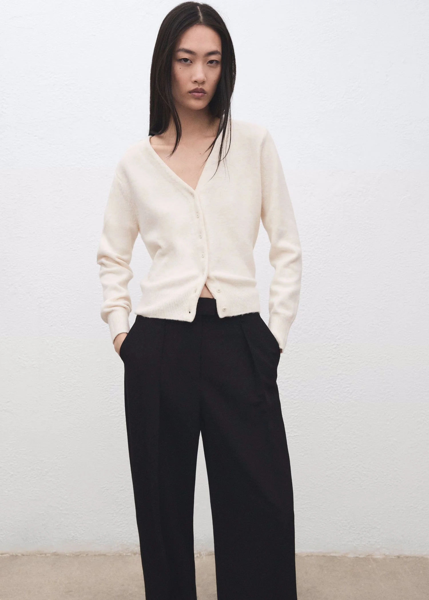 MANGO Áo Khoác Len Nữ Simone