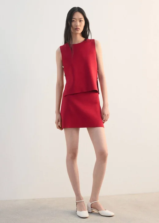 MANGO Chân Váy Nữ Tate