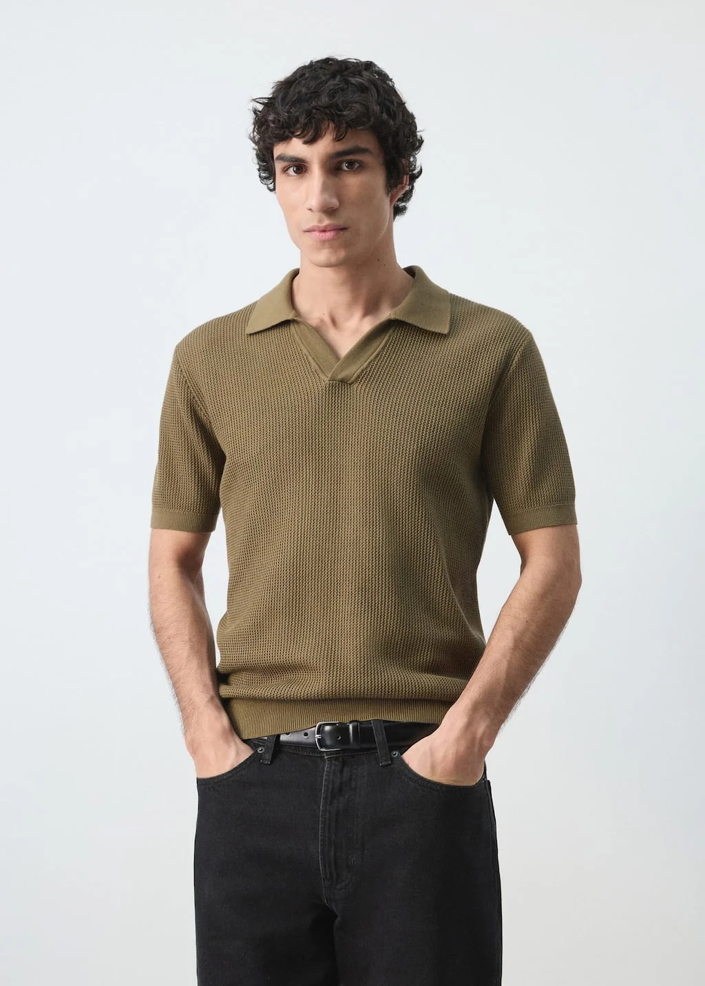 MANGO Áo Polo Nam Salas