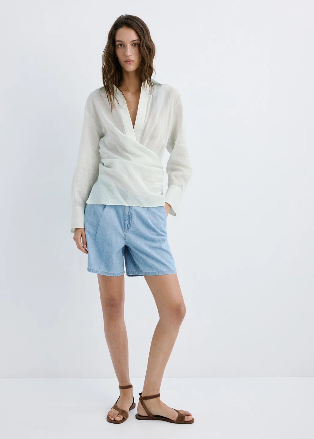 MANGO Quần Ngắn Nữ Amelie