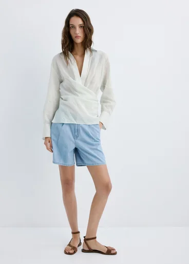 MANGO Quần Ngắn Nữ Amelie