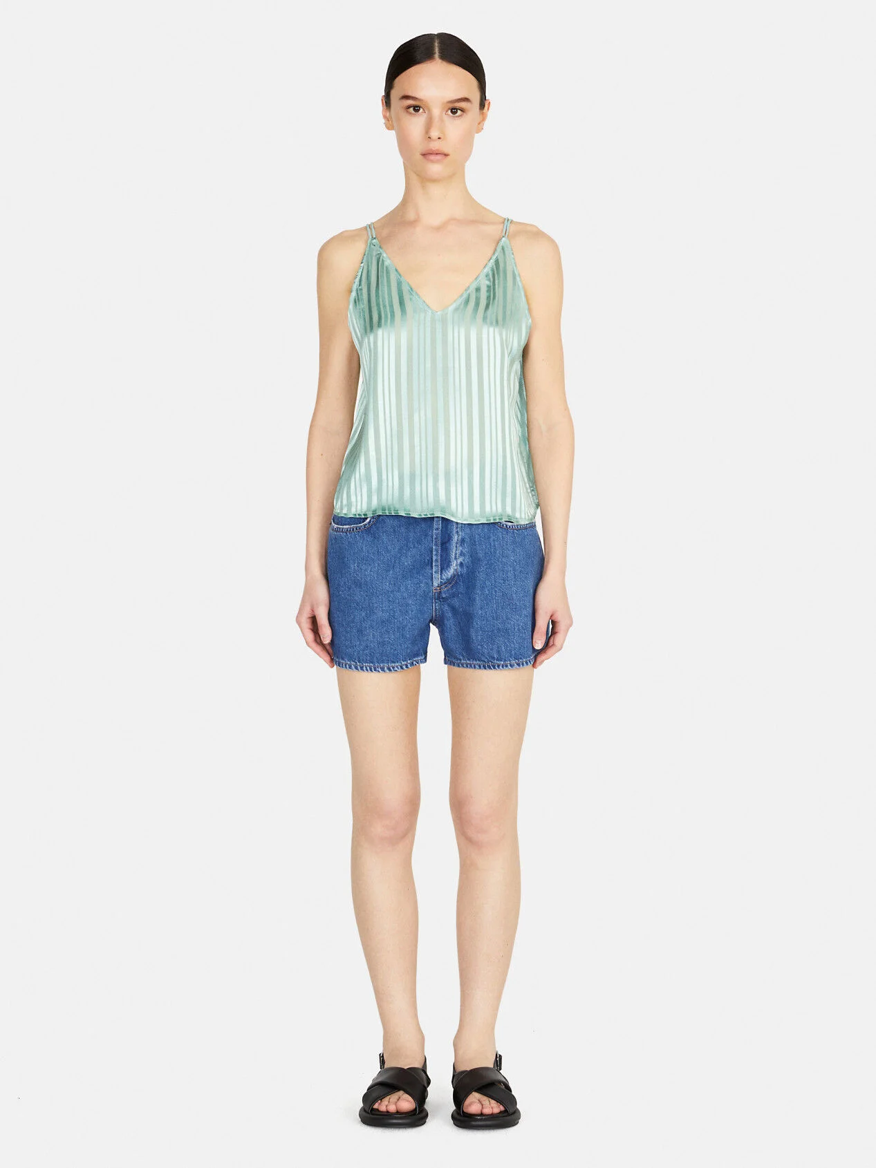SISLEY Áo Kiểu Nữ Devore Lingerie Top