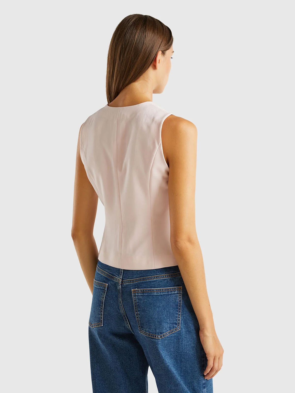 UNITED COLORS OF BENETTON Áo Gile Nữ Women Waistcoat