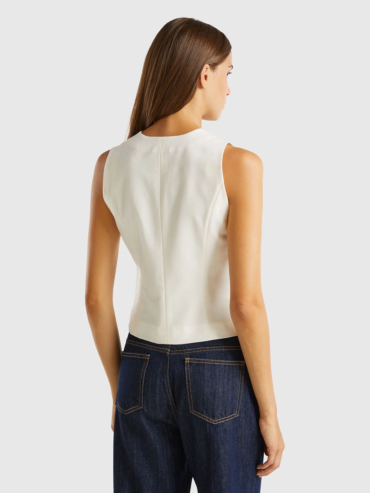UNITED COLORS OF BENETTON Áo Gile Nữ Women Waistcoat