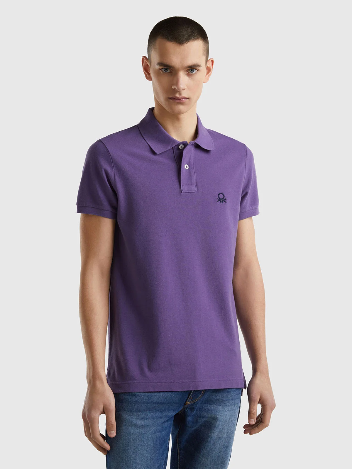 UNITED COLORS OF BENETTON Áo Thun Polo Tay Ngắn Nam Slim Fit Polo