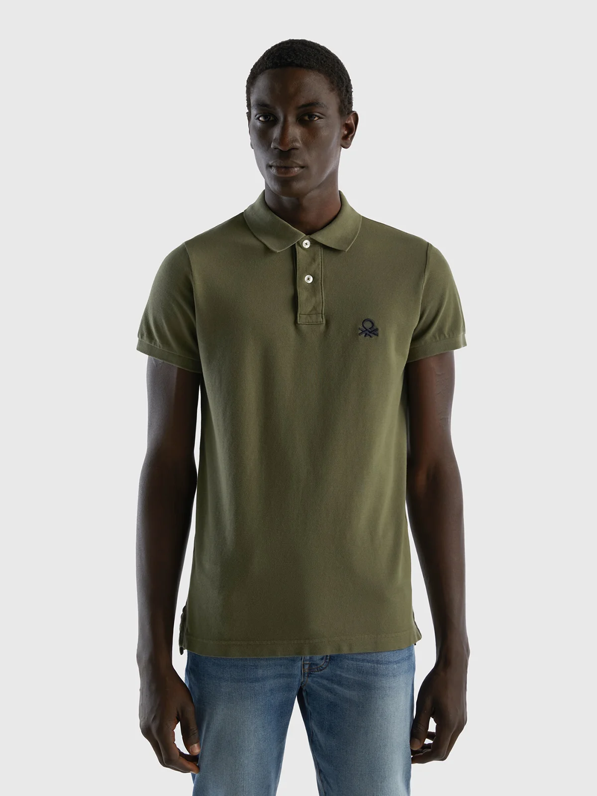 UNITED COLORS OF BENETTON Áo Thun Polo Tay Ngắn Nam Slim Fit Polo