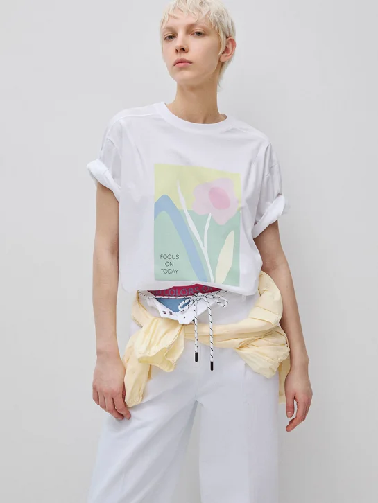 UNITED COLORS OF BENETTON Áo Thun Ngắn Tay Nữ