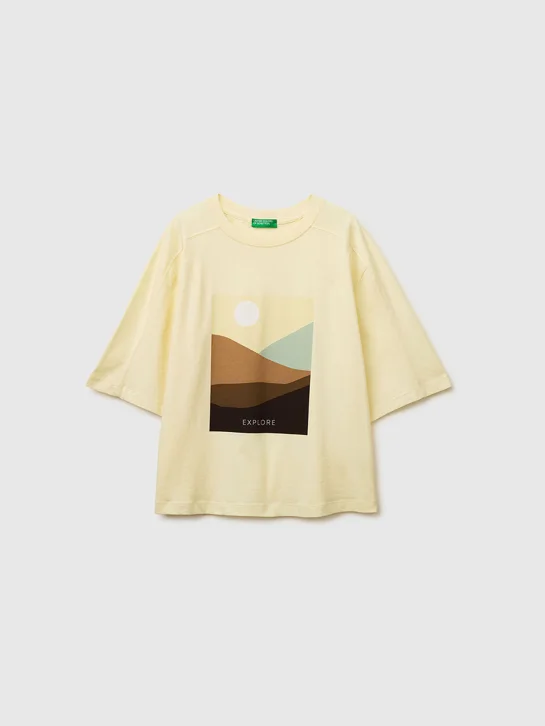 UNITED COLORS OF BENETTON Áo Thun Ngắn Tay Nữ