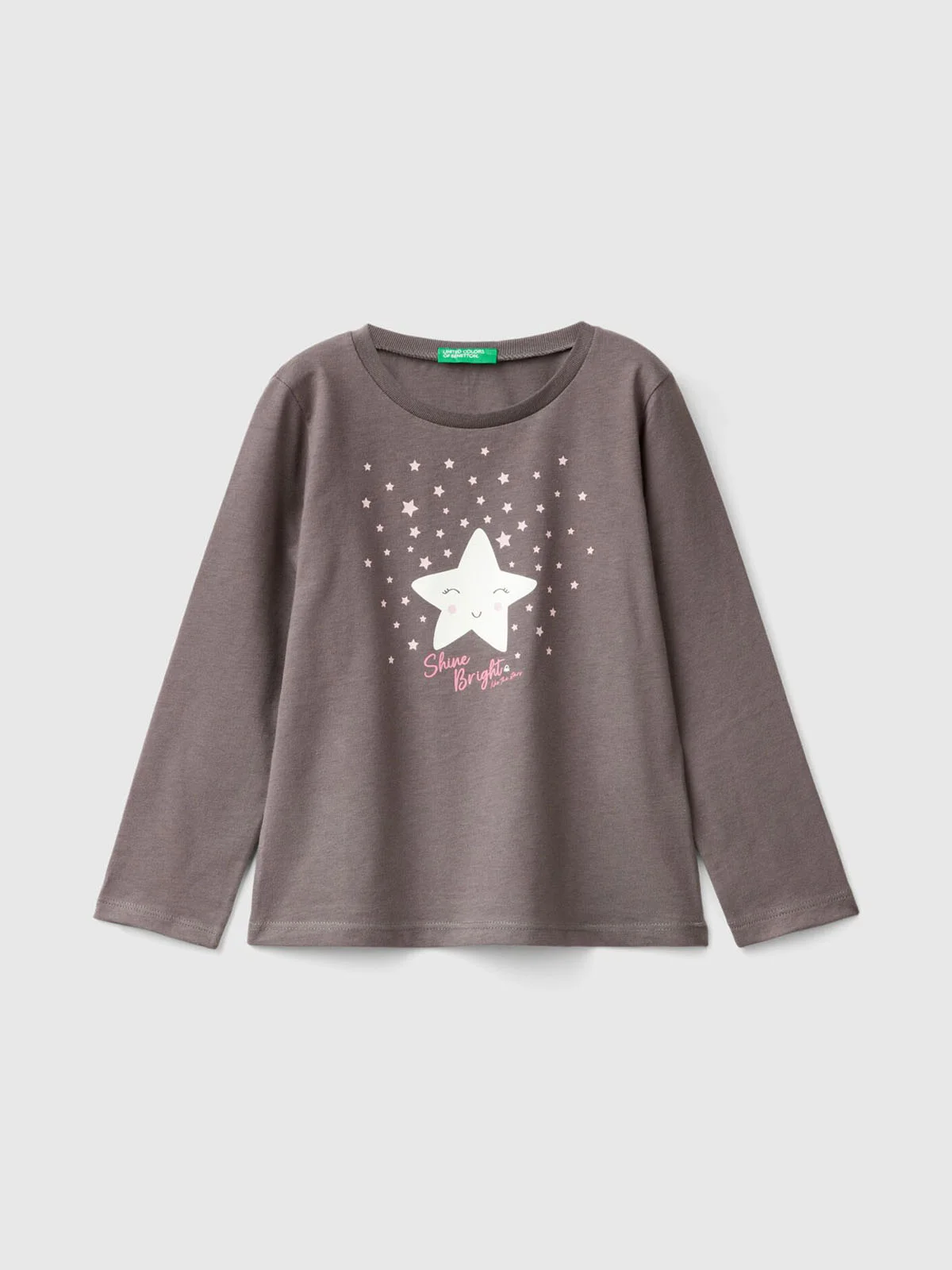 UNITED COLORS OF BENETTON Áo Thun Dài Tay Bé Gái Kid Girl T-Shirt