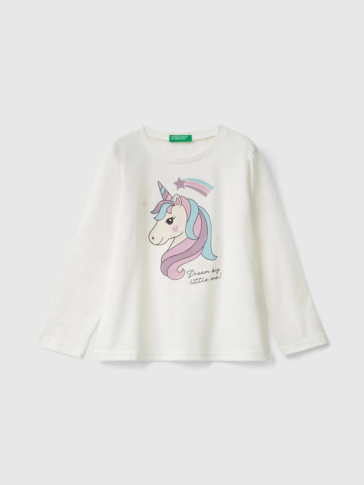 UNITED COLORS OF BENETTON Áo Thun Dài Tay Bé Gái Kid Girl T-Shirt