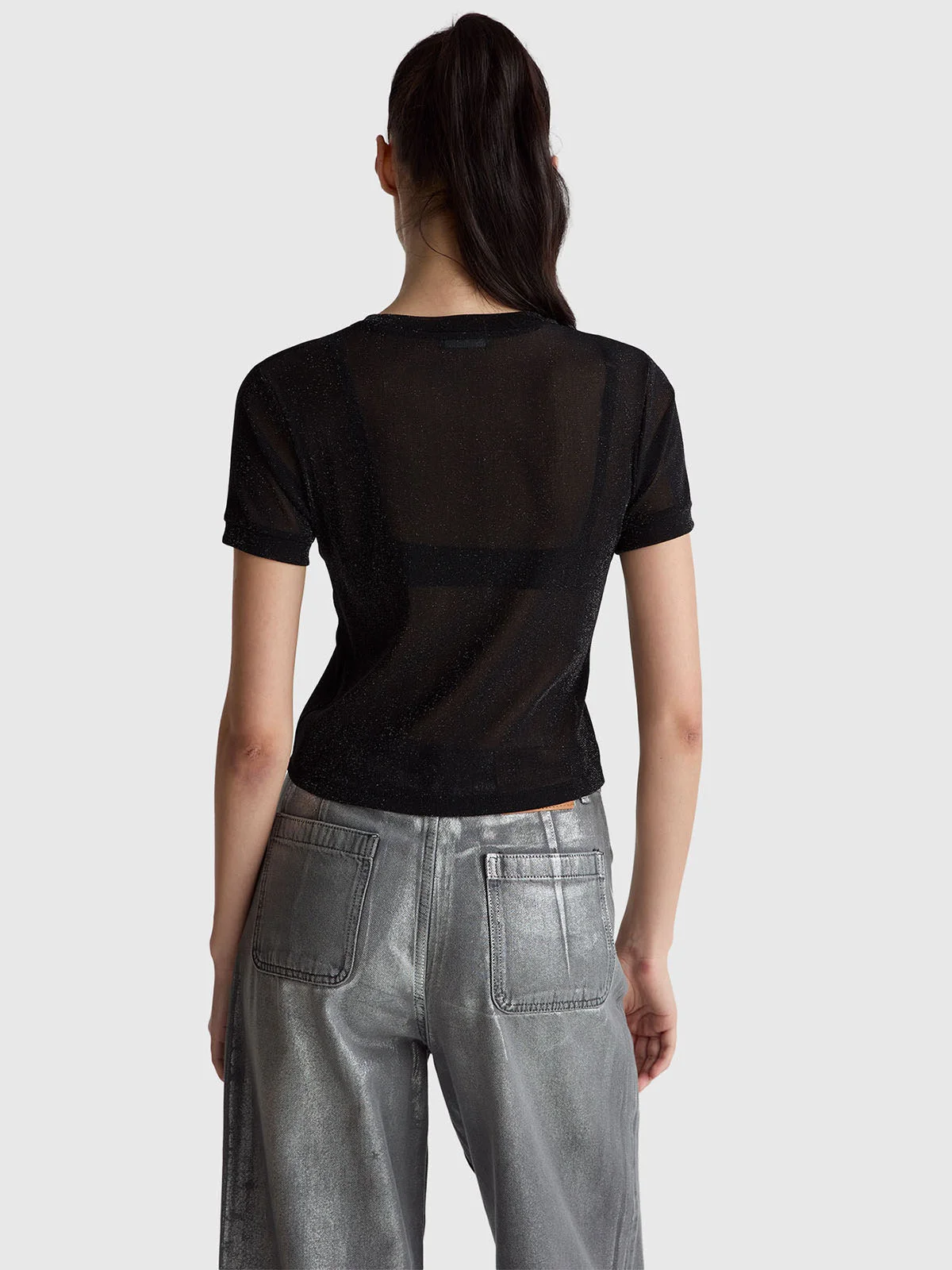 UNITED COLORS OF BENETTON Áo Thun Ngắn Tay Nữ Women T-Shirt