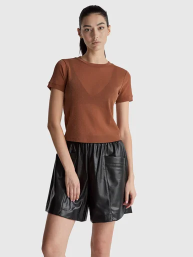UNITED COLORS OF BENETTON Áo Thun Ngắn Tay Nữ Women T-Shirt