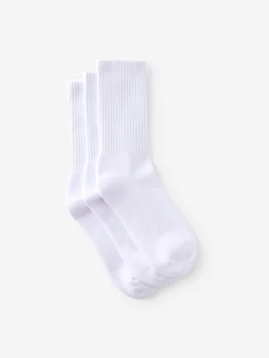 COTTON ON Bộ 3 Đôi Vớ Ngắn - 3 Pack Essential Crew Socks