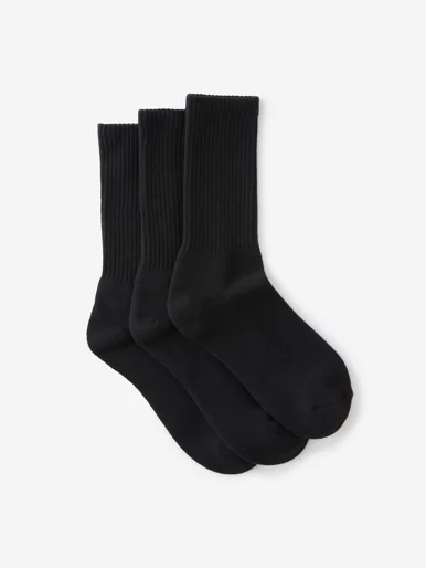 COTTON ON Bộ 3 Đôi Vớ Ngắn - 3 Pack Essential Crew Socks