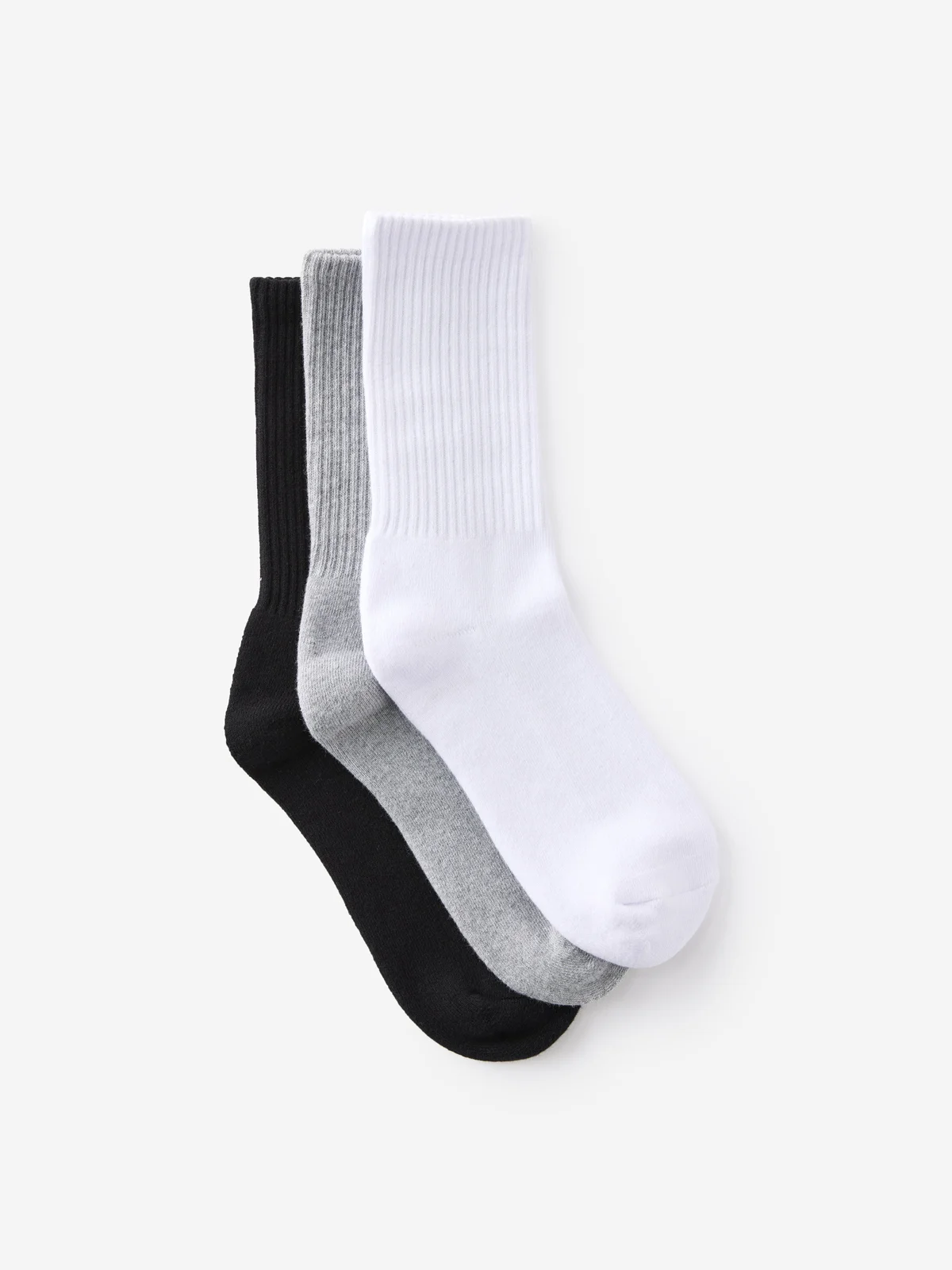 COTTON ON Bộ 3 Đôi Vớ Ngắn - 3 Pack Essential Crew Socks