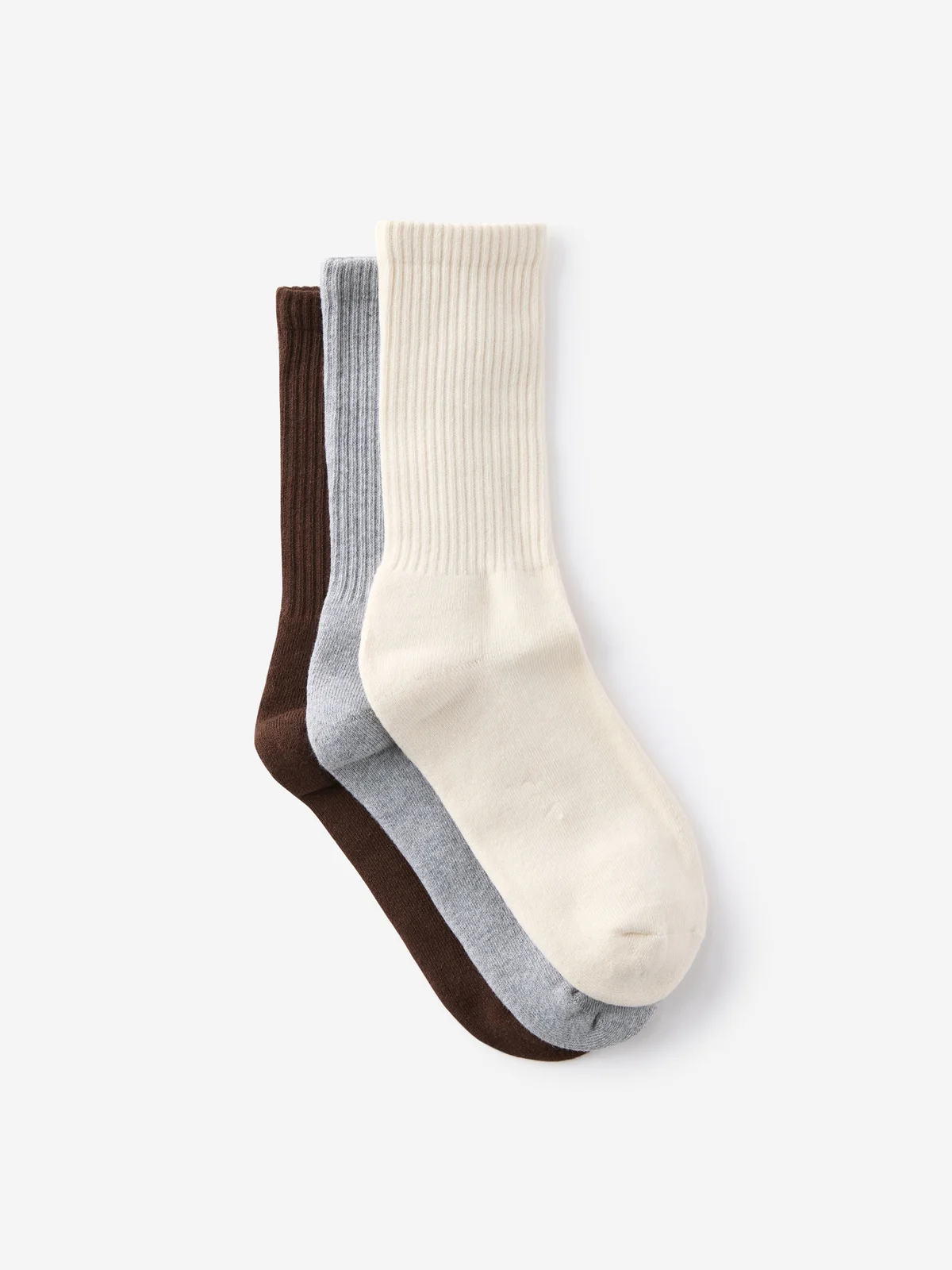 COTTON ON Bộ 3 Đôi Vớ Ngắn - 3 Pack Essential Crew Socks