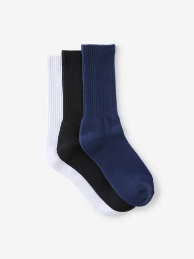 COTTON ON Bộ 3 Đôi Vớ Ngắn - 3 Pack Essential Crew Socks