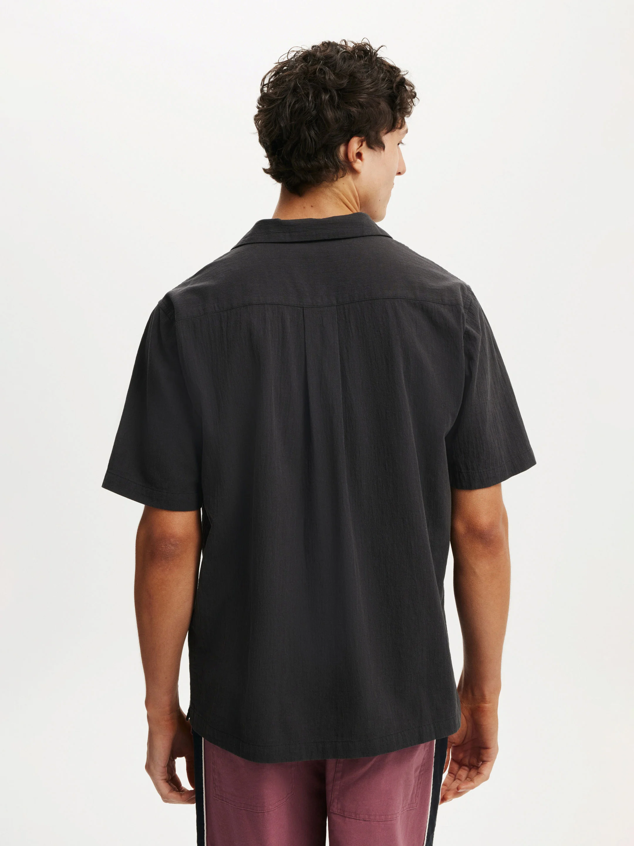 COTTON ON Áo Sơ Mi Ngắn Tay Nam-Riviera Short Sleeve Shirt