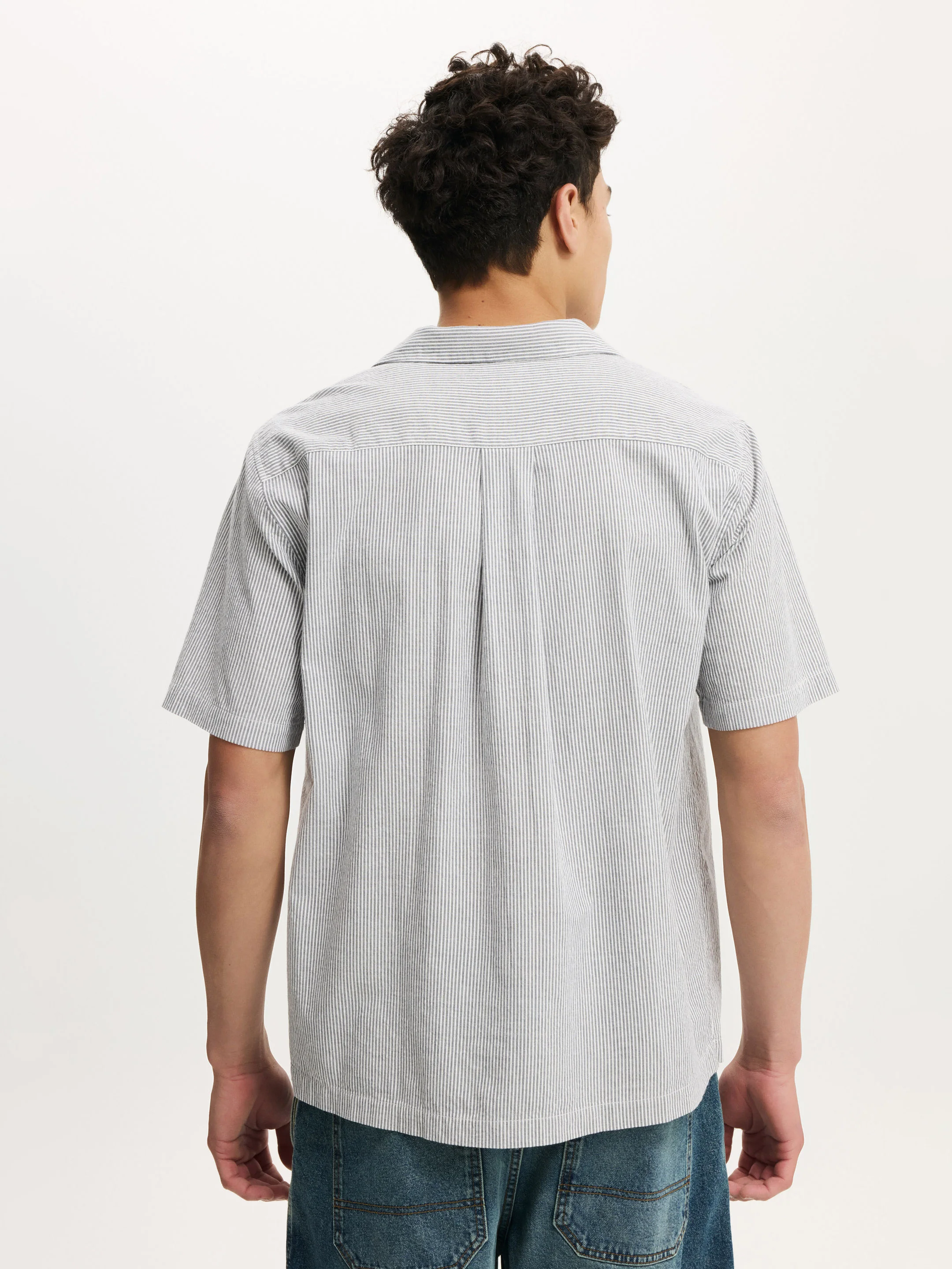 COTTON ON Áo Sơ Mi Ngắn Tay Nam-Riviera Short Sleeve Shirt