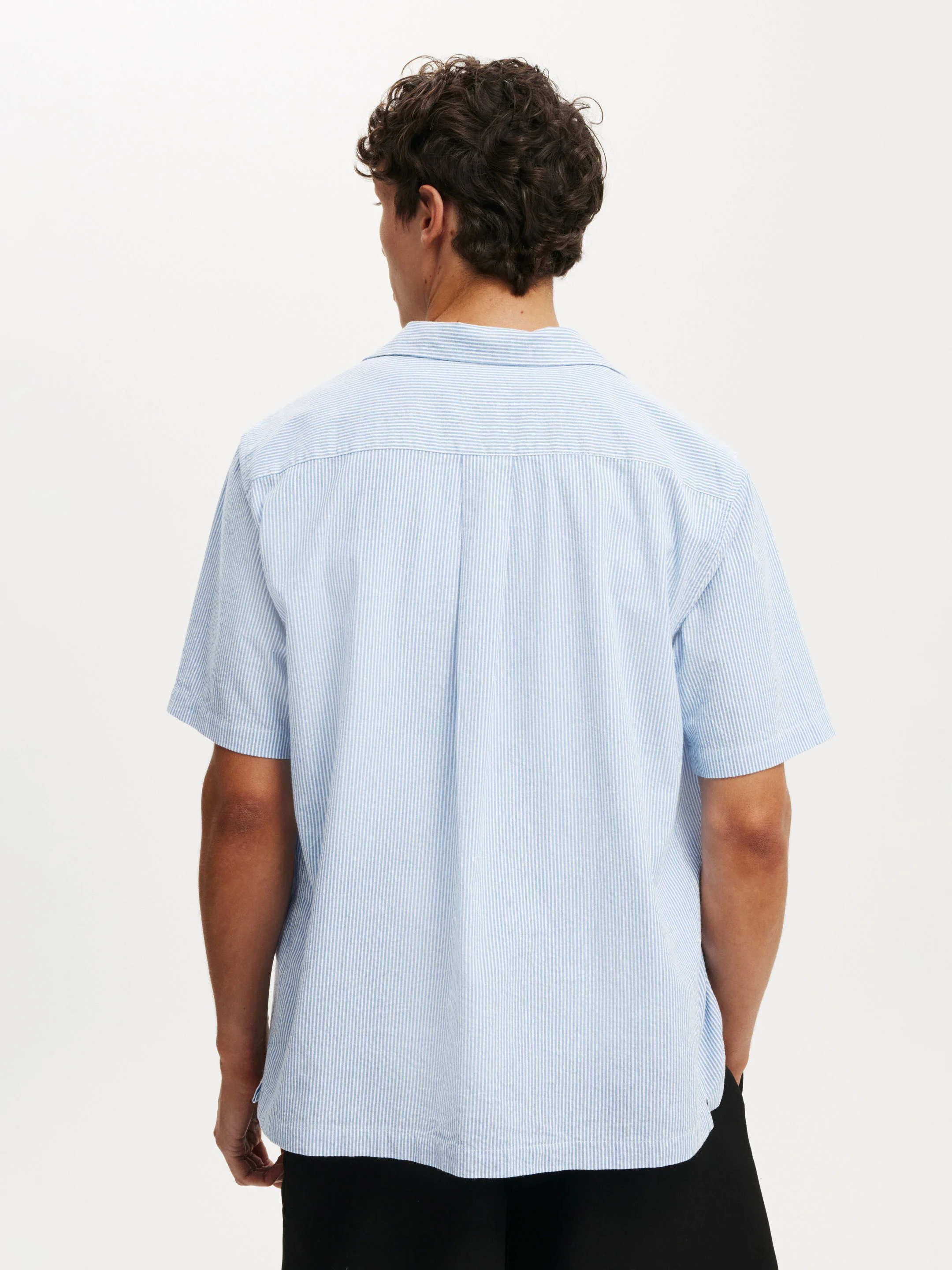 COTTON ON Áo Sơ Mi Ngắn Tay Nam-Riviera Short Sleeve Shirt
