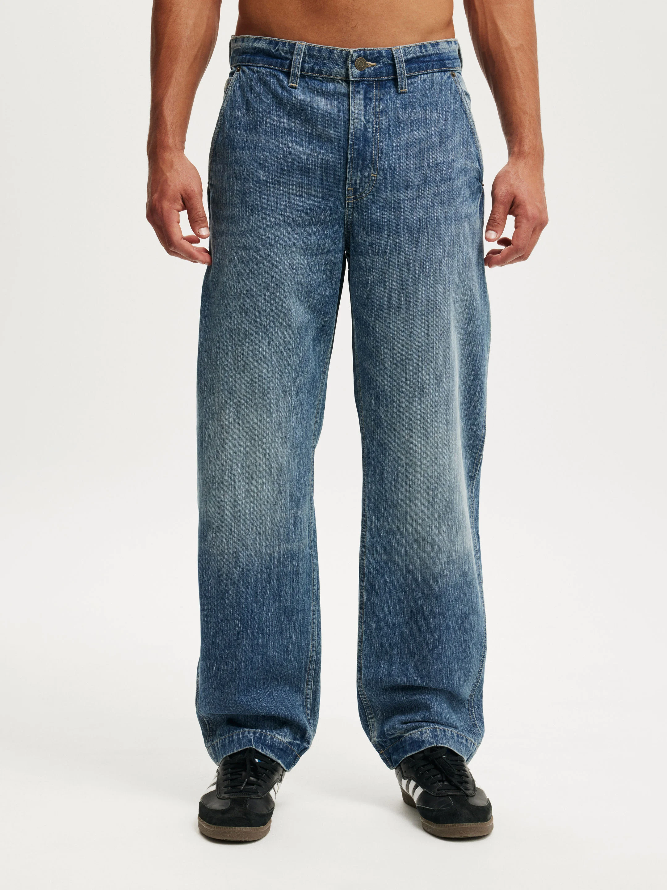 COTTON ON Quần Jeans Ống Rộng Nam-Baggy Jean