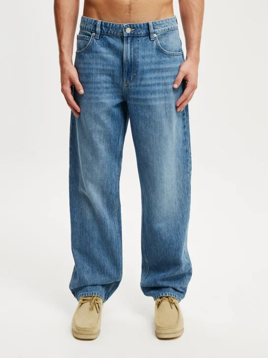 COTTON ON Quần Jeans Ống Rộng Nam-Baggy Jean