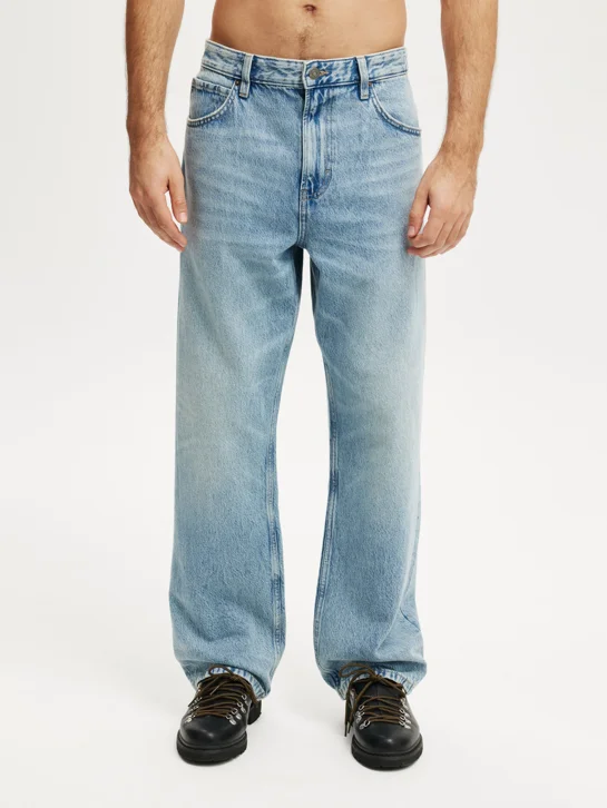 COTTON ON Quần Jeans Ống Rộng Nam-Baggy Jean