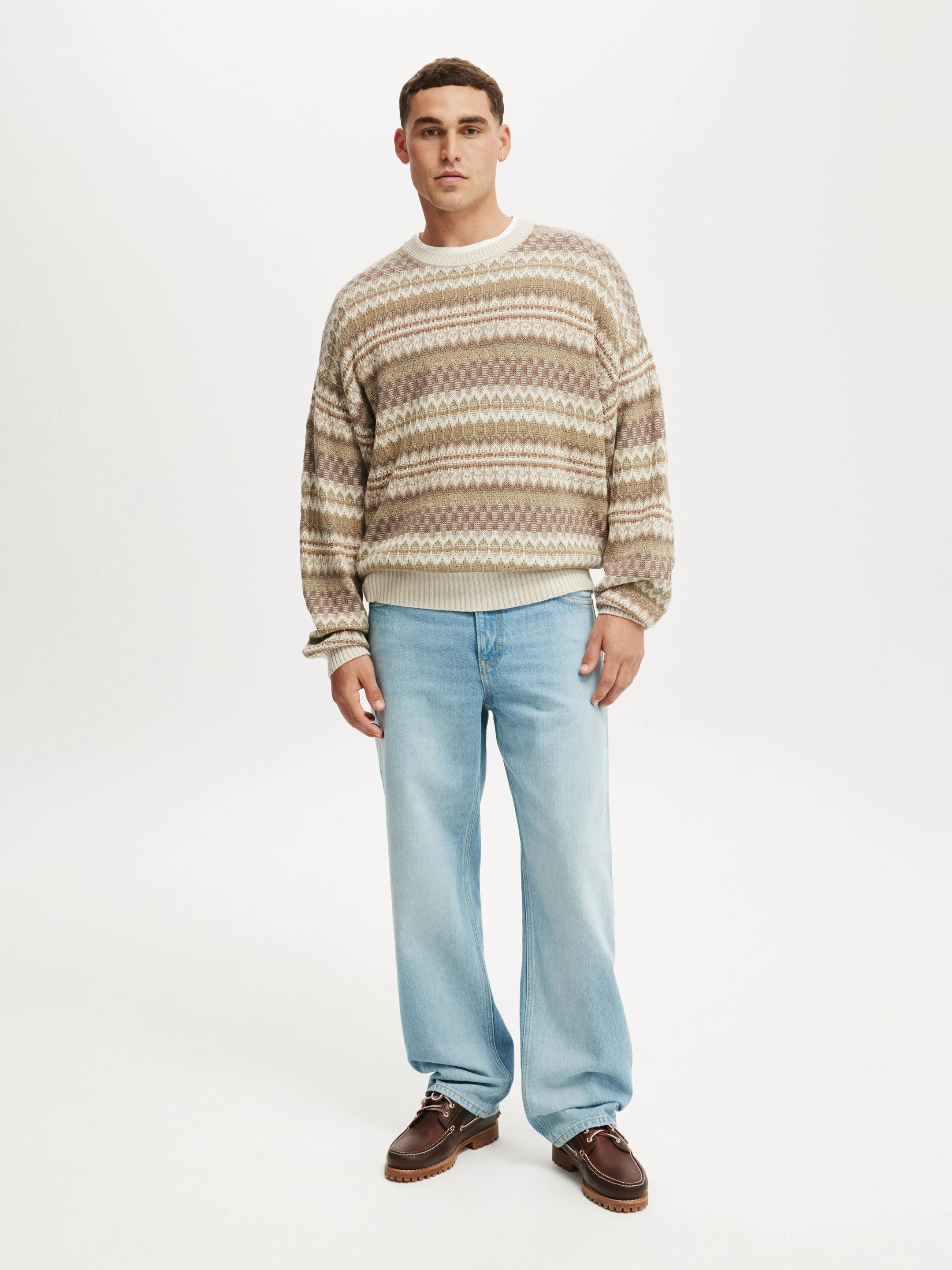 COTTON ON Quần Jeans Ống Rộng Nam-Baggy Jean