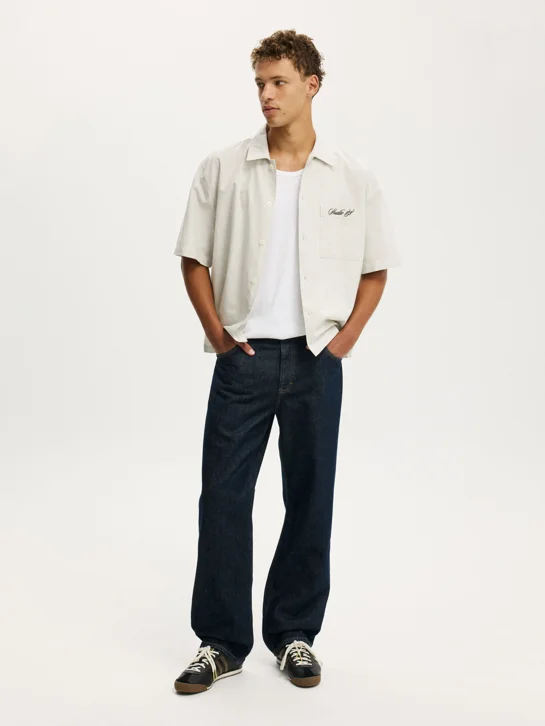 COTTON ON Quần Jeans Ống Rộng Nam-Baggy Jean