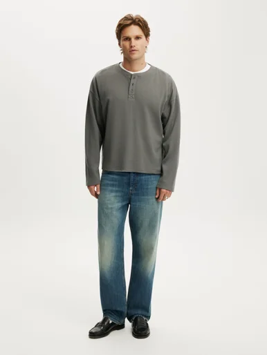 COTTON ON Quần Jeans Ống Rộng Nam - Baggy Jean